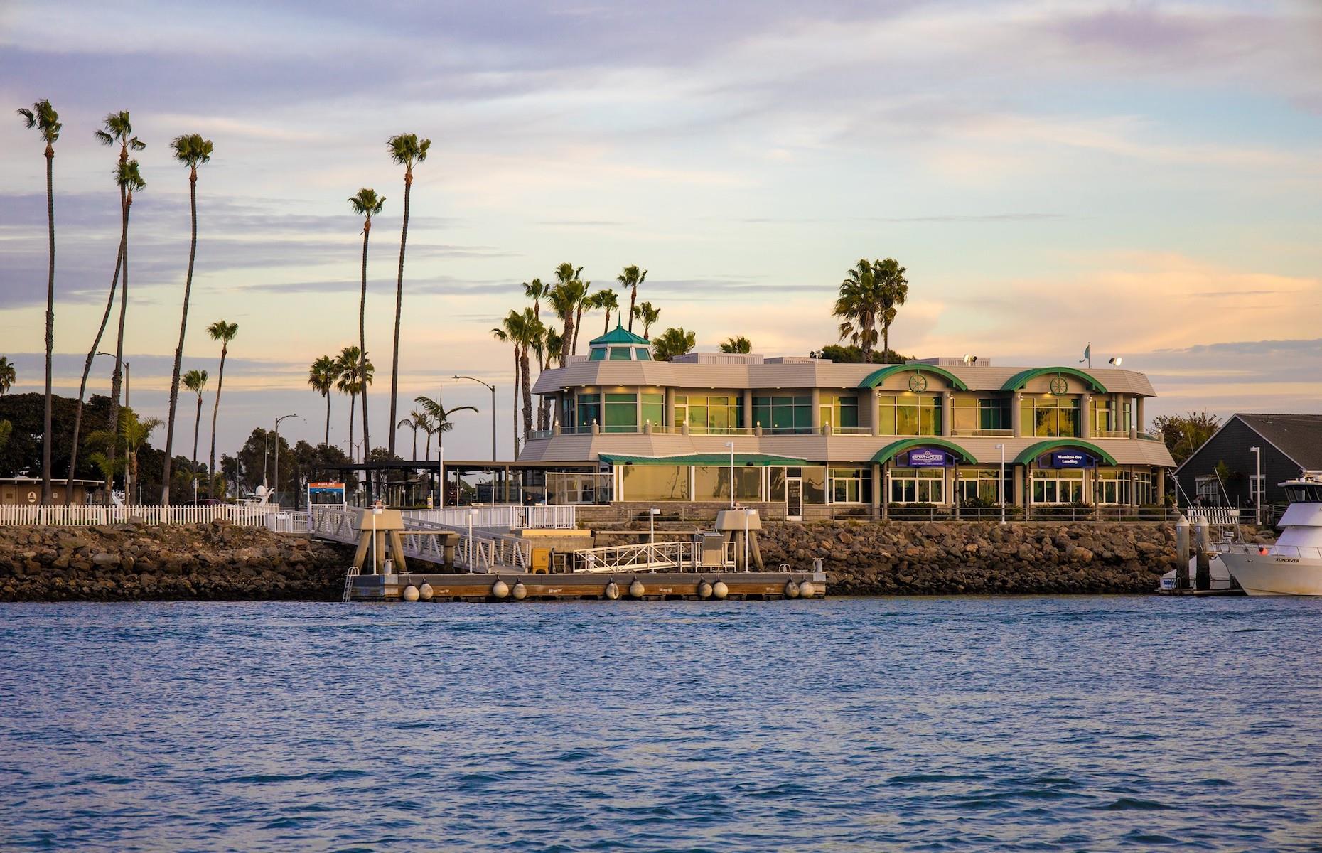 Boathouse on the Bay, Long Beach, California
